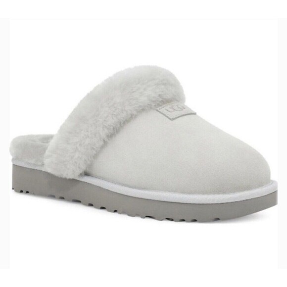 UGG Shoes - UGG 1126730 Womens Cozy Genuine Shearling Suede Slipper Light Grey US 9